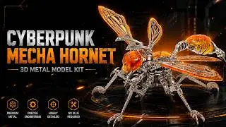 Metalkitor cyberpunk mecha hornet wasp premium metal model kit insect series#metalkitor #wasp