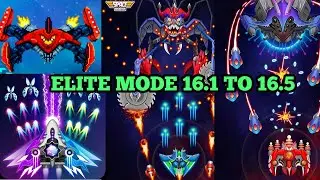 Space shooter - Galaxy attack - Galaxy shooter Gameplay | Elite Mode 16.1 To 16.5 Level | 2020