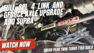 Полная 4-рычажная подвеска SPL и мосты G Force Renegade на A90 Supra