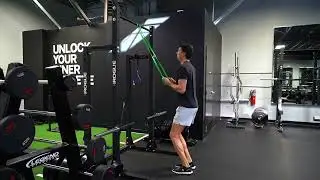 Band or Rack Assisted Pogo Hop Forward, Backward, Lateral Plyo