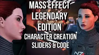 Mass Effect 1 Legendary Edition Female Shepard Character Creation