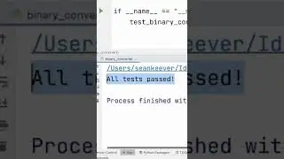 SIMPLE Binary Converter #python #shorts