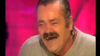 Old spanish man laughing hard Very funny laugh   2017