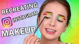 Recreating The Look #3 | Instagram Inspired Rainbow Makeup Tutorial