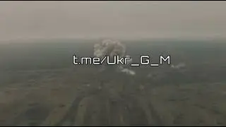 Spectacular footage of the Russian ODAB-1500 aerial bomb hitting enemy positions.