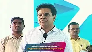 భార&zwnj;త&zwnj;దేశానికి హైద&zwnj;రాబాద్ ఒక అసెట్ | Minister KTR Speech | HMWSSB Intake Well Pumping Station