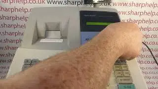 How To Use PO Paid Out Function Button Sharp XE-A203 / XE-A206 Cash Registers Operation Tutorial