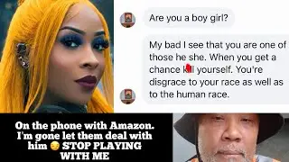 On the line with Amazon due to employee telling me to UNALIVE myself SMH! 