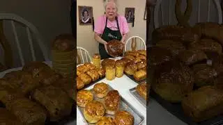 Nonna Netta making homemade panettone! #grandmalove #grandmashouse #panettone