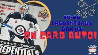 On Card Auto! 24-25 Credentials Box # 3