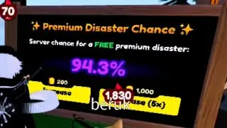 we buy premium disasters by using coins instead of Rubox (Disaster Islands) #roblox #games