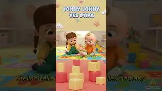 Johny Johny Yes Papa 👶🍭 #shorts #nurseryrhymes #kidssongs