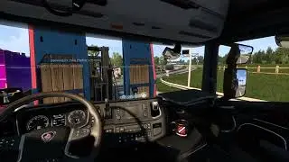 ETS2 - Scania 460 S Black Edition - ROP - TMP - Calais-Disburg - PART1-POV -ASMR -Beam Eye - 1.57