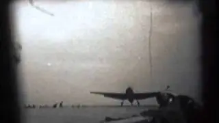 MYSTERY AIRCRAFT ON ROYAL NAVY SHIP cine film 1940's?