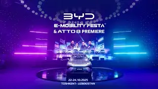 BYD at the E-Mobility Festa 2025 in Uzbekistan