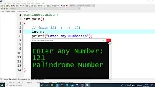 C Program to Check a Number is Palindrome or Not | Learn Coding