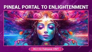 Pineal Gland Enlightenment - 963 Hz Release DMT - Spiritual Awakening - Meditation Music