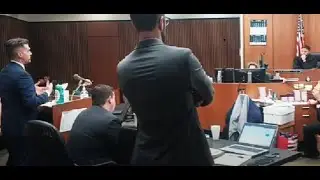 DERRICO SEARCY HEARING in front of Judge Kiefer Cox Jan. 5, 2024. (Codefendant Darrell Ewing.)