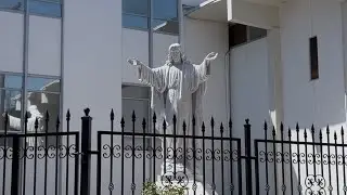 Faith Center Jesus Statue on South Glendale Blvd in Glendale, CA #jesus #glendale