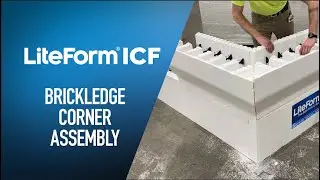 LiteForm ICF Brickledge Corner Assembly