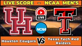 🔴 LIVE: Houston Cougars vs Texas Tech Red Raiders | NCAA Men's Basketball Score | Jan 24 | Big 12