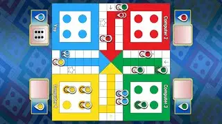 🎲 Ludo King 👑 Gameplay || How to win Ludo king || 4 players Gameplay || Ludo king tips and tricks