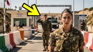Fu messa di guardia al cancello come uno scherzo — poi il comandante SEAL la salutò