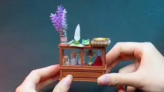 Robotime Tiny House Making Kit DIY Miniature House Kit with Furnitures With LED Light Creative Gift
