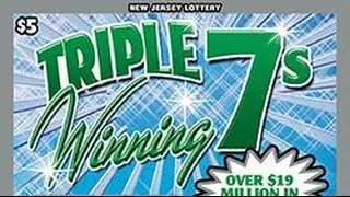 Triple Winning 7's Instant Lottery Ticket Winner #1