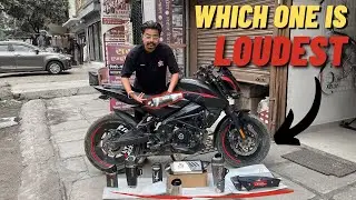 Best Exhaust For NS 200🔥| Which one is Loudest🥵|@Who Fkn PD