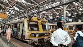 Mumbai local train | CST railway station to vashi station. Mumbai local.