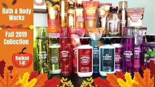 HUGE Bath & Body Works Fall Body Care Collection 2019 (Ranking My Favorites!)