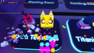 Hatching golden dark tech eggs! with 36 Mil tech coins! (Pet Simulator X)