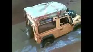 RC Defender 90 @ Cibubur Canal Jan 2009  - using SDI4x4  tires