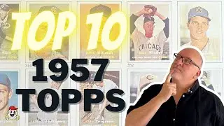⚡10 Best Cards From 1957 Topps Baseball ⚾ Brooks & Frank!⚾⚡