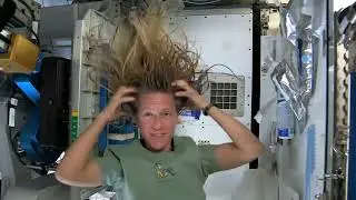 How they wash hair in space