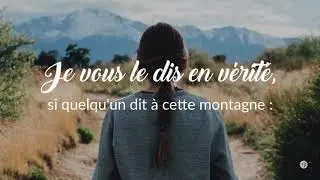 Vertueuses Versets de la Bible Marc 11:22-24