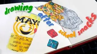 After School Snacks | Nostalgic Snack Illustration