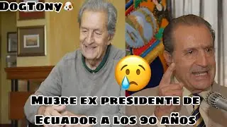 Fallece Rodrigo Borja expresidente de Ecuador a los 90 a&ntilde;os sus familiares lo confirmaron
