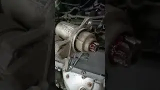 starter motor how to remove & repair Volkswagen #automobile