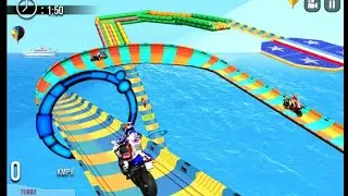 Gt mega Ramp bike stunts free-العاب الدراجات المنحدر المستحيل