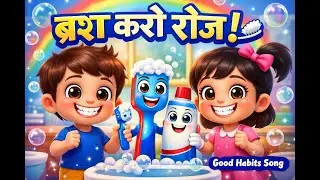 रोज़ दाँत साफ करो 😁 | Good Habits Song | Hindi Rhymes for Children