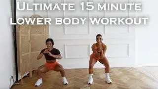 15 Minute No Equipment Killer Lower Body Workout | Glutes At Home | Partner Workout