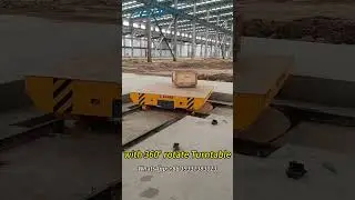 20T Transfer Cart On Rail With 360&deg; Rotate Turntable #automobile #machine