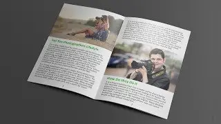 How to Layout Book & Magazine in Photoshop - Basic Tutorial For Beginners