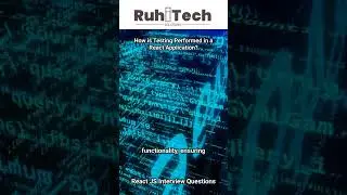 React JS testing in react application #reactjsinterviewquestions #reactjstutorial #reactjs #job #