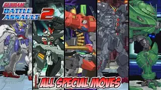 Gundam Battle Assault 2 ALL MEGA SPECIAL MOVES