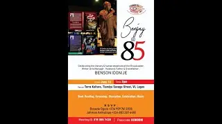 BENSON IDONIJE@85