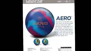 Ebonite brand new bowling ball [AERO] test video