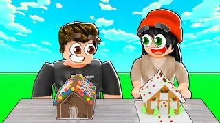 Строим пряничные домики в Roblox вместе с Алексой!
